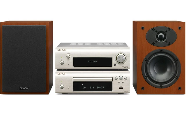 Denon D-F109 C - Silver / Cherry