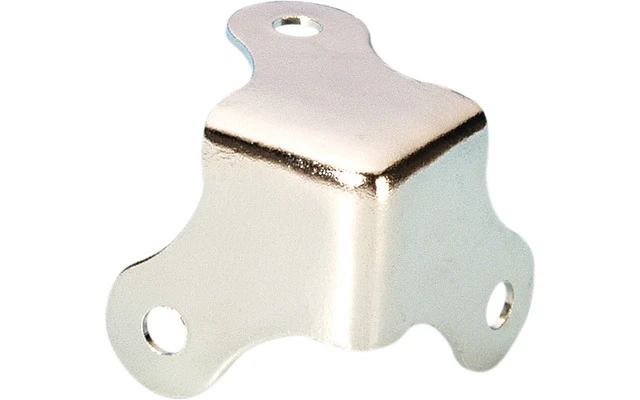 Adam Hall 4007 - Cantonera plateada níquel de 3 patas largas