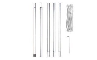 SOPORTE PARA VELA DE SOMBRA - 2.5m - CON CORDAJES - GSSK1