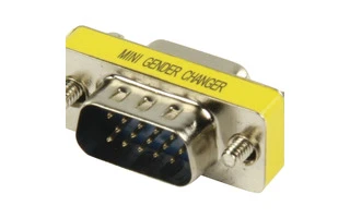 VGA Adapter VGA Male - VGA Female Metal - Valueline GCHD-MF15P