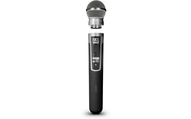 LD Systems U518 HBH 2 Sistema inalámbrico con Petaca, micrófono de diadema y micrófono de Mano