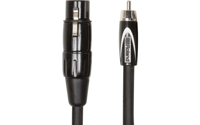 Roland RCC10RCXF Cable serie Black XLR hembra a rca 3 m