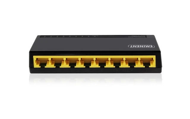 EMINENT - SWITCH DE 8 PUERTOS 10/100Mbps