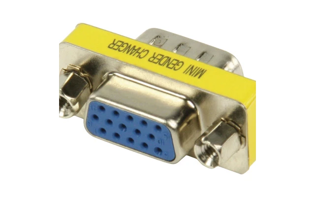 VGA Adapter VGA Male - VGA Female Metal - Valueline GCHD-MF15P