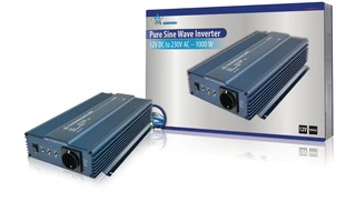 Inversor de potencia Onda sinusoidal pura 12 VDC AC 230 V 1000 W F (CEE 7/3)