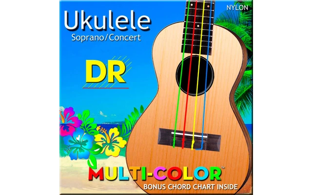 DRstring UMCSX Ukelele Multicolor Soprano/Concert