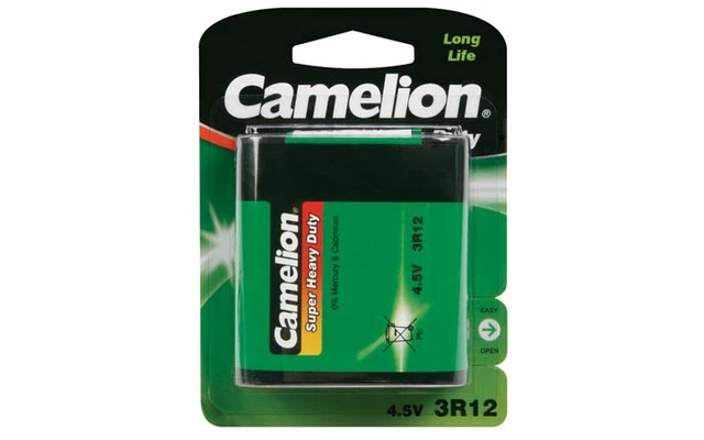 ZINC-CARBÓN PLANA 4.5V-2700mAh (1 unidad/blíster)