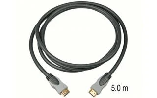 HDMI Macho 19P a HDMI Macho 19P - 5 Metros - Dorado