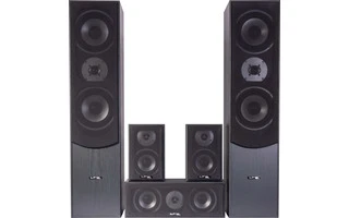 LTC Audio E1004BL - Altavoces Home Cinema 5.0 Negro