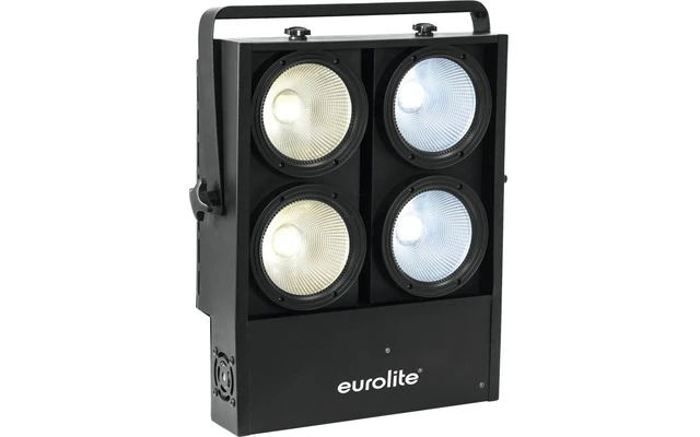 Eurolite Set 2x Audience Blinder 4x100W LED COB CW/WW + Case
