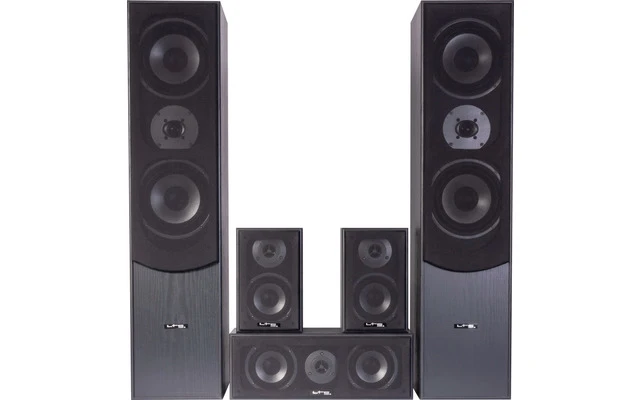 LTC Audio E1004BL - Altavoces Home Cinema 5.0 Negro