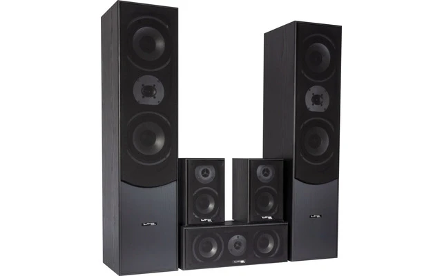 LTC Audio E1004BL - Altavoces Home Cinema 5.0 Negro