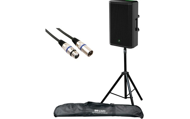 Mackie ThRash 215 - Altavoz profesional con soporte y cable de 6 metros