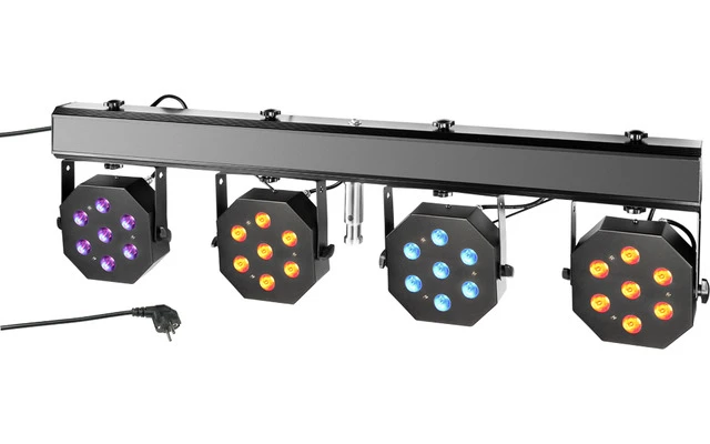 Cameo CLMPAR2 - 28 x 3 W Tricolor LED con flightcase