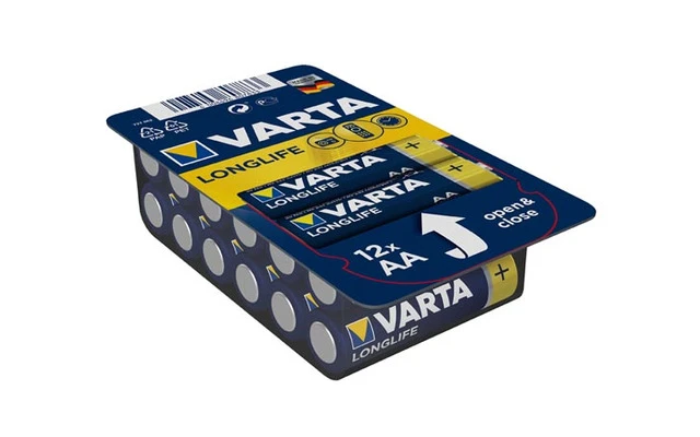 Varta LR6L/12 - Pila alcalina long life AA / LR6 1.5 V - caja 12 uds