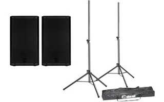 2x RCF ART 912 + Soportes de trípode con bolsa