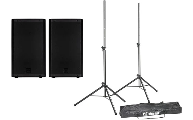 2x RCF ART 912 + Soportes de trípode con bolsa