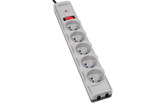 5-Way Multimedia Surge Protector 1.8 m