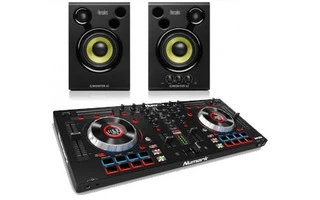 Numark MixTrack Platinium + Hercules DJ Monitor 42