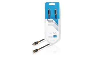 Cable de audio digital de RCA macho a macho, 3,00 m en gris - König KNA24170E30