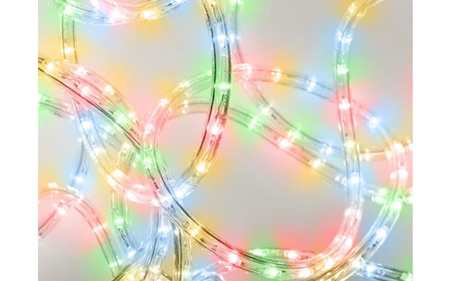 Manguera luminosa con LEDs de dos canales - multicolor + controlado