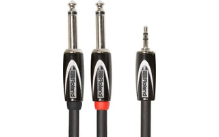 Roland RCC153528 Cable serie black doble jack mono a minijack estéreo 4.5 m