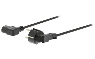 Cable de alimentación Schuko en ángulo de 2.00