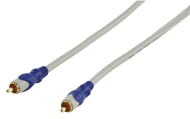 Cable de Audio Digital RCA Male - RCA Male Gris