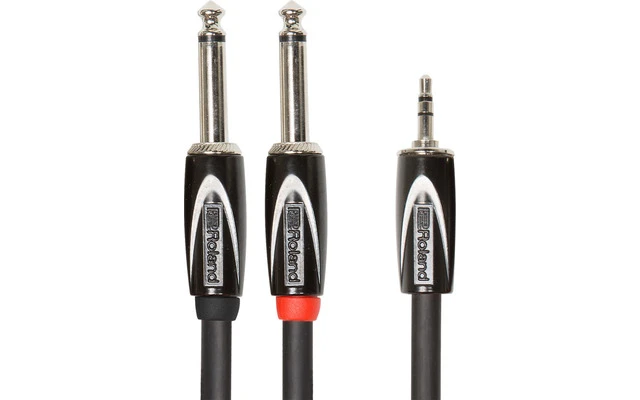 Roland RCC153528 Cable serie black doble jack mono a minijack estéreo 4.5 m