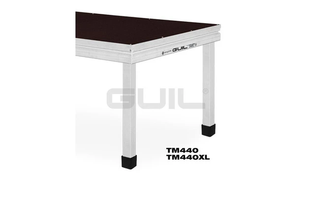 Guil PTA5-F/80 - Pata fija de 50 x 50 mm con terminal de goma para una altura de tarima de 800mm