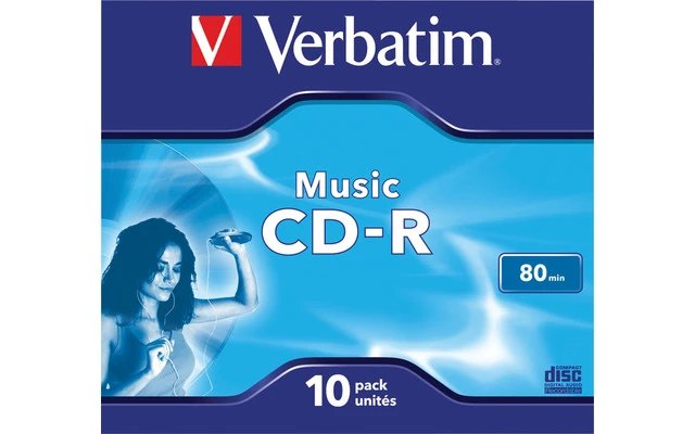 CD-R para música 80 min. 