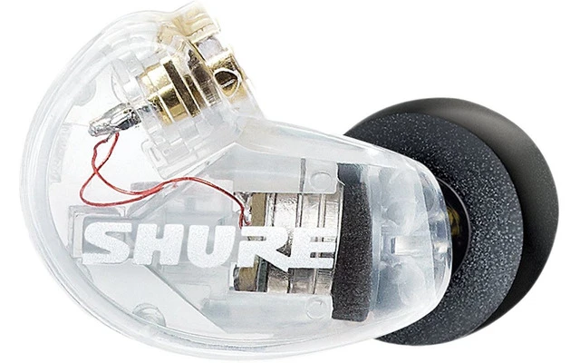 Repuesto de auricular In-Ear derecho para Shure SE-215CL - Transparente