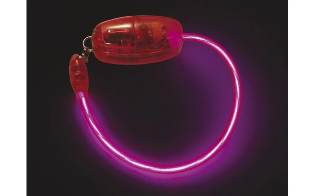 PULSERA ELECTROLUMINISCENTE ROSA