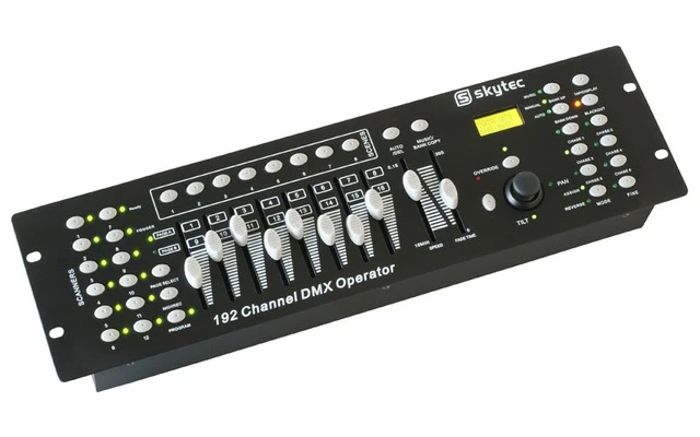 Controlador DMX 192 canales con joystick