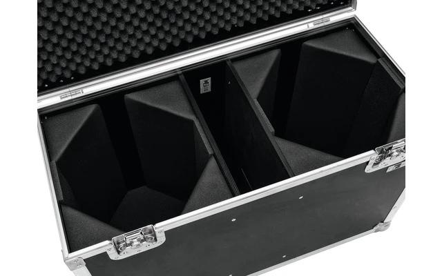 Roadinger Flightcase 2x LED THA-100F/THA-120PC