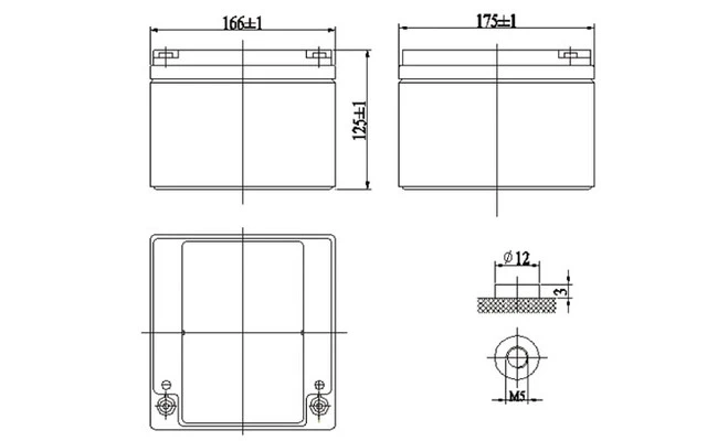 BATERÍA DE PLOMO-ÁCIDO 12V-26Ah