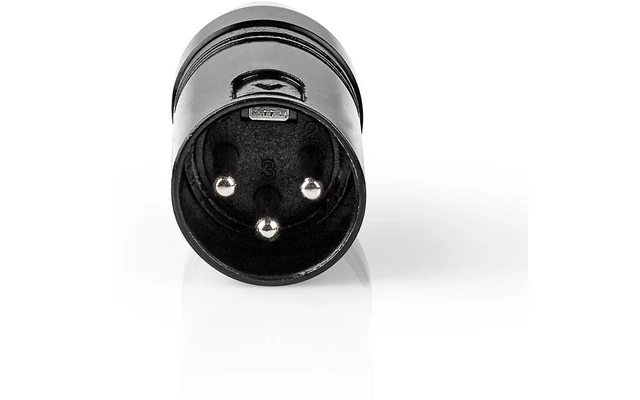 Adaptador XLR - XLR de 3 Pines Macho - RCA Macho - 1 Pieza - Metal