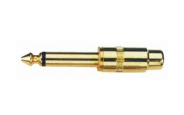 Adaptador Jack 6,35 macho mono / RCA Hembra