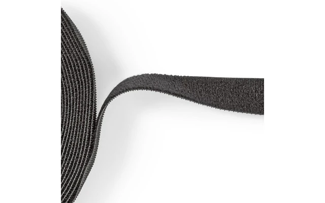 Rollo de Velcro para Cables - 9100 x 16 mm - Negro - Nedis ERGOVELC91BK