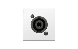 Audac CP 45 SPESW Placa de conexión con speakon blanca