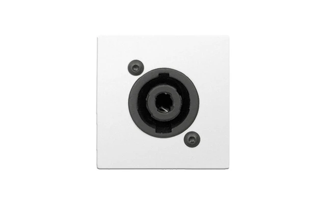 Audac CP 45 SPESW Placa de conexión con speakon blanca