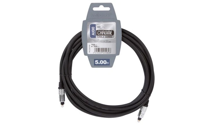 Conector TosLink macho a conectar TosLink macho / estándar / 5.0m
