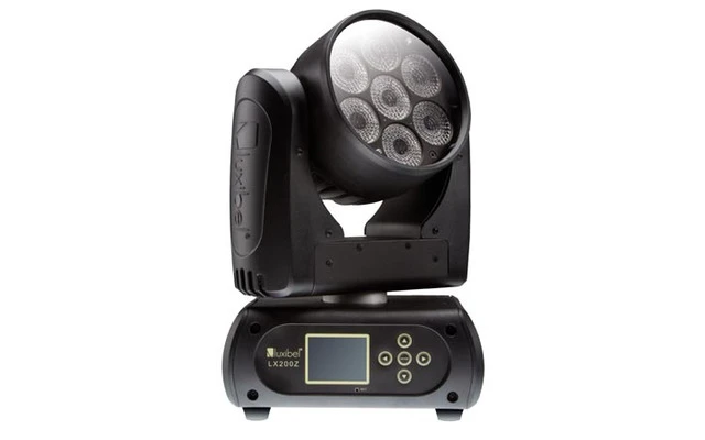 LUXIBEL - CABEZ MÓVIL CON LEDs RGBW 7x10W OSRAM - ZOOM