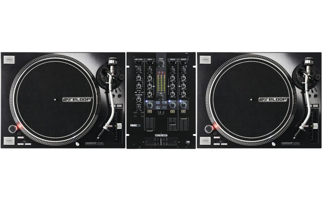 Reloop DJ RMX 33i + 2x Reloop RP 7000 Mk2