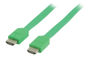 Cable plano HDMI de alta velocidad con Ethernet 2.00 m