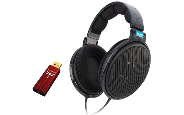 Sennheiser HD 600 + AudioQuest DragonFly Red