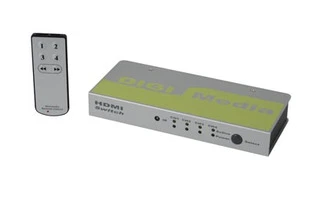 Conmutador HDMI V1.3 - 4 x 1 - Con mando a distancia