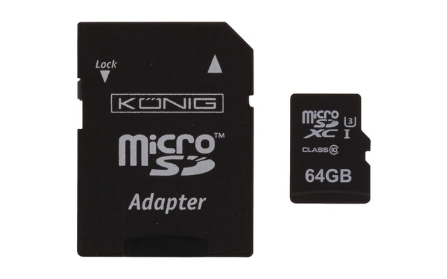 Tarjeta de memoria microSDHC Clase 10 de 64 GB