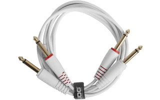 UDG Ultimate Audio Cable Set 6,3 Jack - 6,3 Jack White Straight
