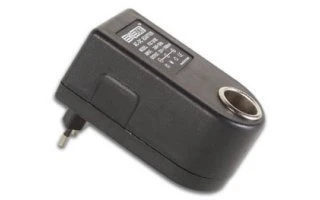 Adaptador de coche 230VAC/12-13.8V 500mA